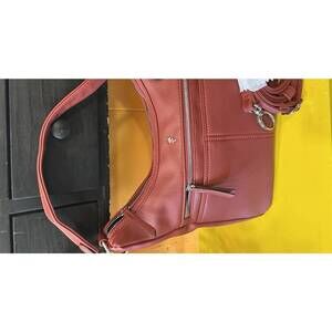 NEW JENNA KATOR women's metro detroit hobo bag in cherry